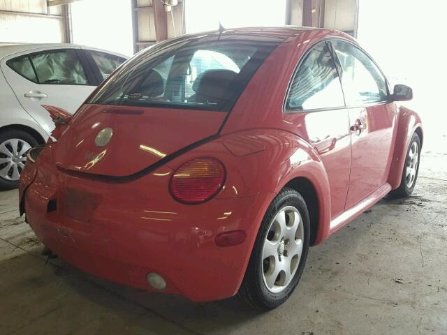 3VWCP21C93M410212 - 2003 VOLKSWAGEN NEW BEETLE 橙色 照片 4