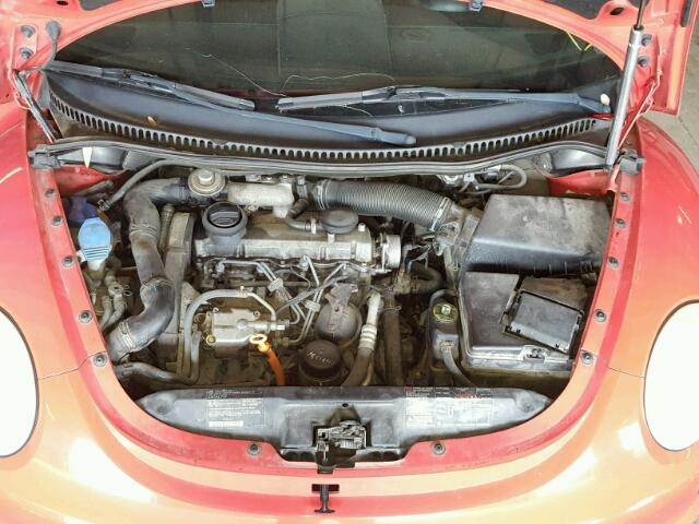 3VWCP21C93M410212 - 2003 VOLKSWAGEN NEW BEETLE 橙色 照片 7