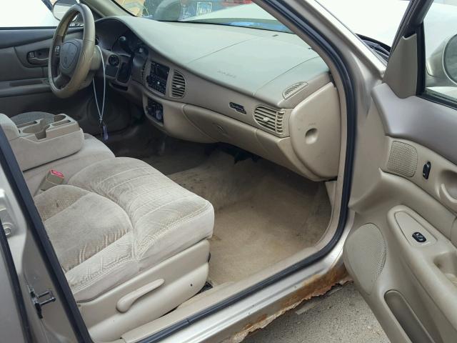 2G4WS52J511190161 - 2001 BUICK CENTURY CU TAN photo 5