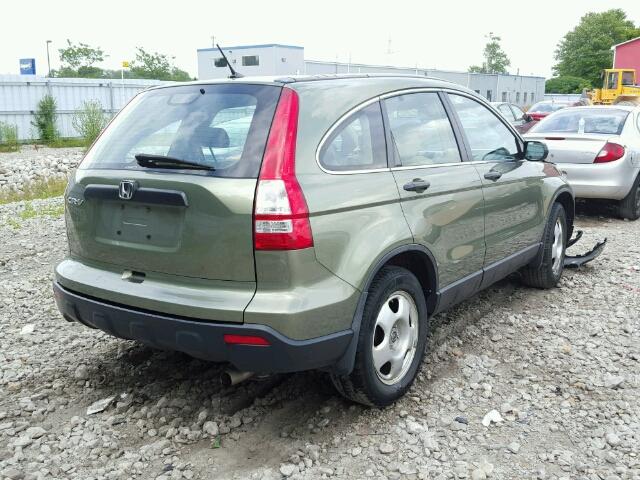 5J6RE483X9L029686 - 2009 HONDA CR-V GREEN photo 4