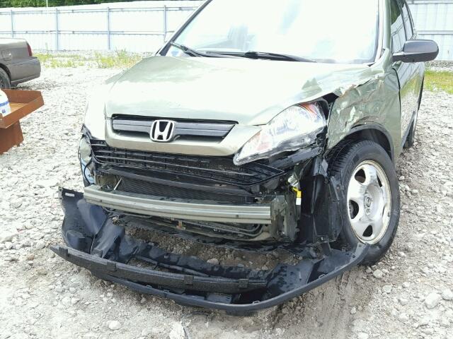 5J6RE483X9L029686 - 2009 HONDA CR-V GREEN photo 9