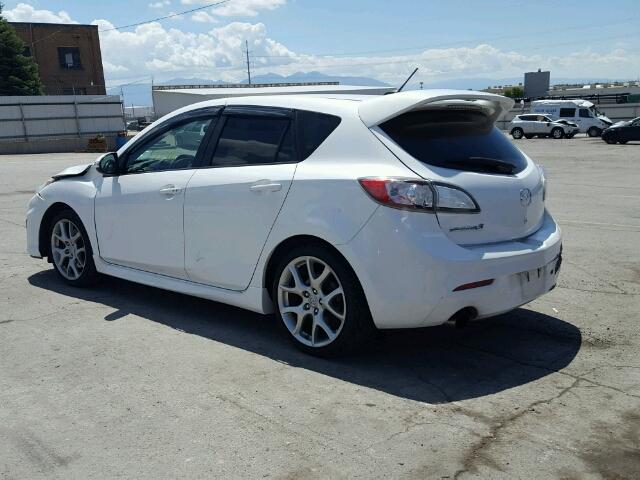JM1BL1L48C1583971 - 2012 MAZDA SPEED 3 WHITE photo 3