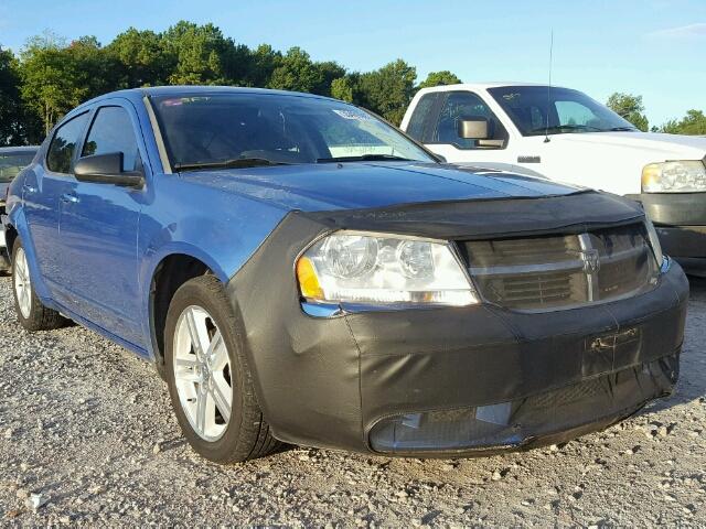 1B3LC56K58N159204 - 2008 DODGE AVENGER SX BLUE photo 1