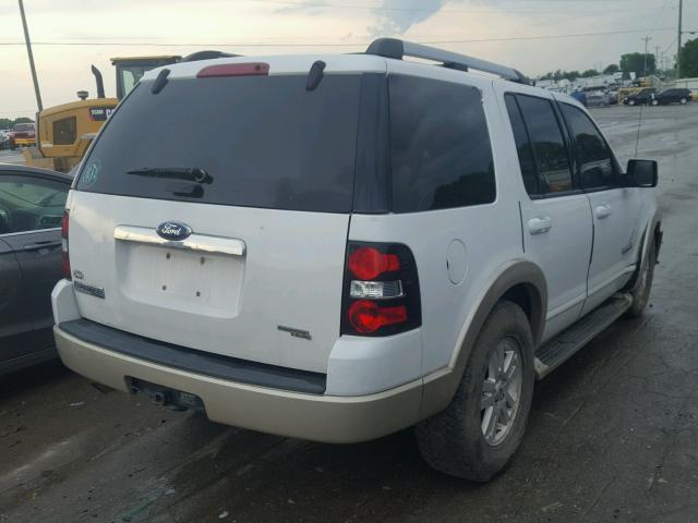 1FMEU74E26UB63495 - 2006 FORD EXPLORER E WHITE photo 4