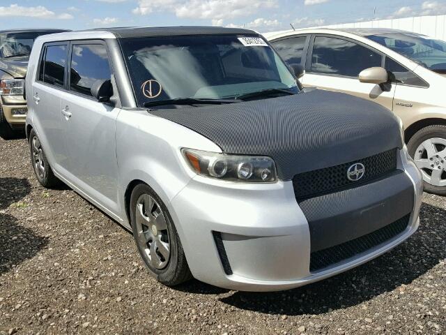 JTLKE50E381043793 - 2008 TOYOTA SCION XB SILVER photo 1