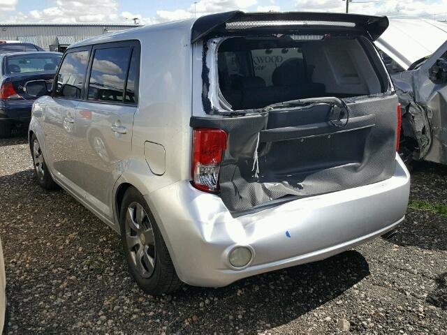 JTLKE50E381043793 - 2008 TOYOTA SCION XB SILVER photo 3