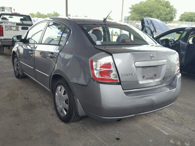 3N1AB61E88L735547 - 2008 NISSAN SENTRA 2.0 GRAY photo 3