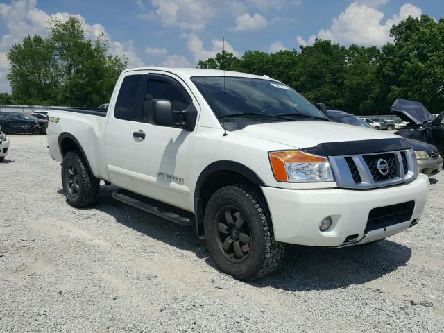 1N6AA0CC6EN504664 - 2014 NISSAN TITAN S WHITE photo 1