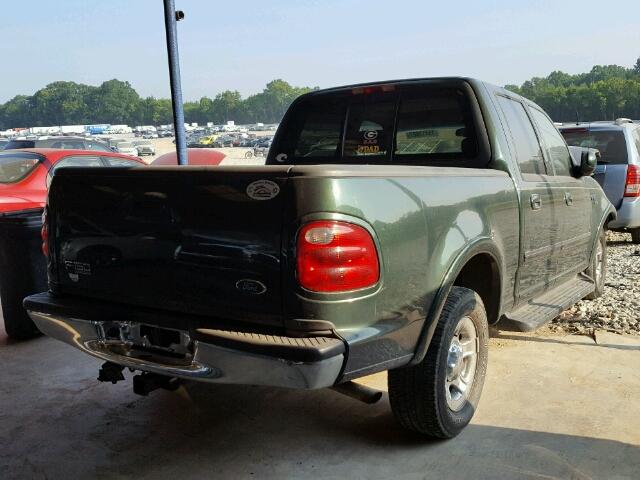 1FTRW07L91KC48534 - 2001 FORD F150 SUPER GREEN photo 4