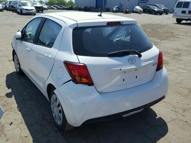 VNKKTUD30HA078805 - 2017 TOYOTA YARIS L WHITE photo 3