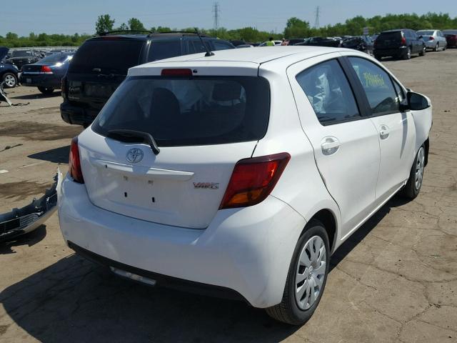 VNKKTUD30HA078805 - 2017 TOYOTA YARIS L WHITE photo 4