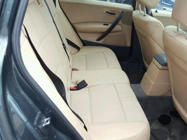 WBXPA73484WA77887 - 2004 BMW X3 2.5I GREEN photo 6