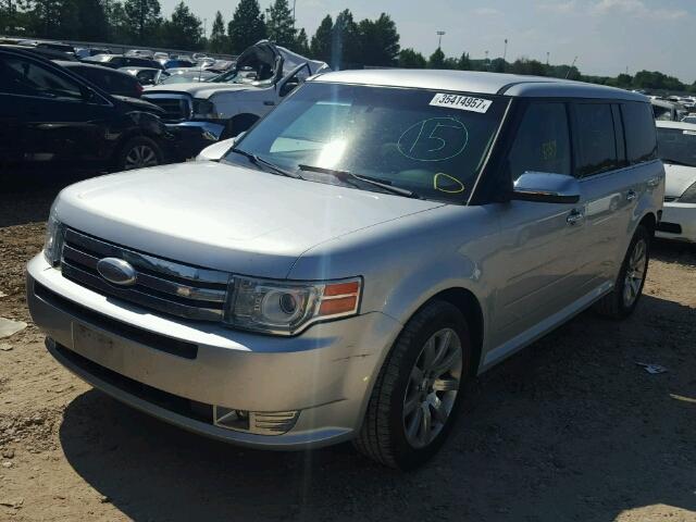 2FMGK5DC7CBD16939 - 2012 FORD FLEX LIMIT SILVER photo 2