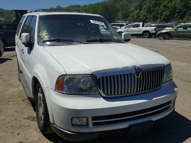 5LMFU28565LJ15498 - 2005 LINCOLN NAVIGATOR WHITE photo 1