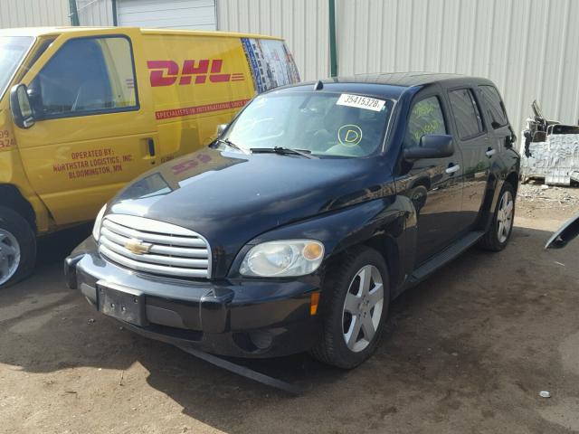 3GNDA13D47S603188 - 2007 CHEVROLET HHR LS BLACK photo 2