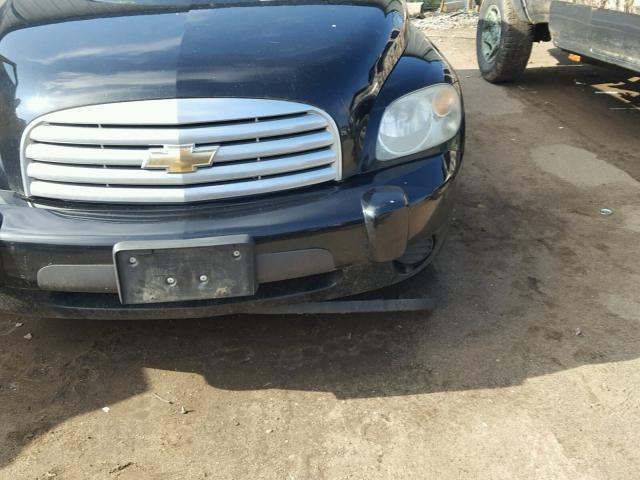 3GNDA13D47S603188 - 2007 CHEVROLET HHR LS BLACK photo 9