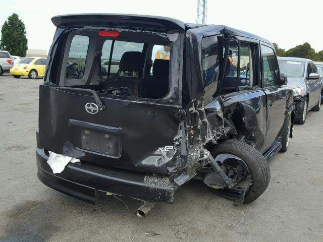 JTLKT334264037895 - 2006 TOYOTA SCION XB შავი ფოტო 4