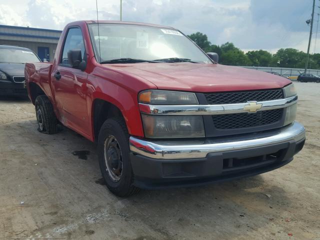 1GCCS149778146462 - 2007 CHEVROLET COLORADO RED photo 1