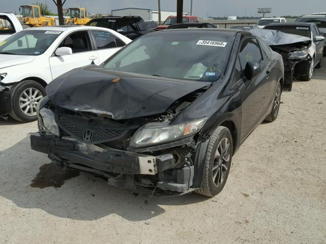 2HGFG3B05DH505510 - 2013 HONDA CIVIC EXL შავი ფოტო 2