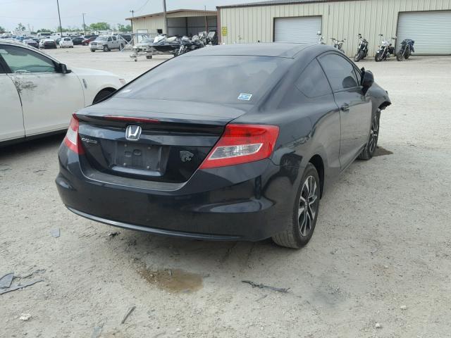 2HGFG3B05DH505510 - 2013 HONDA CIVIC EXL შავი ფოტო 4