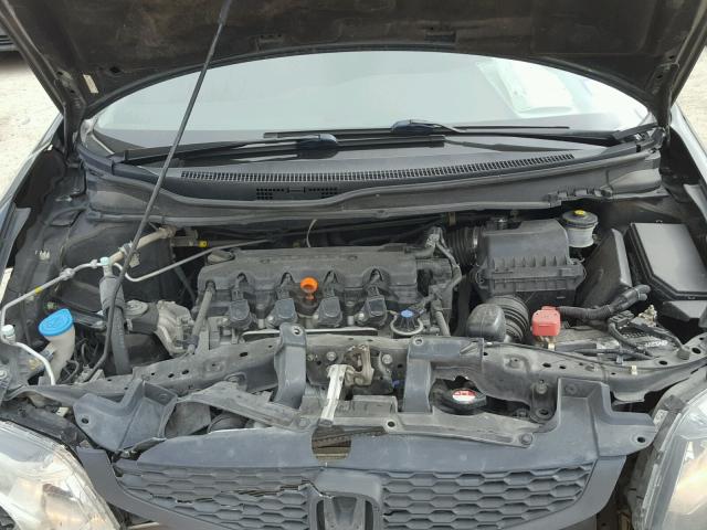 2HGFG3B05DH505510 - 2013 HONDA CIVIC EXL შავი ფოტო 7