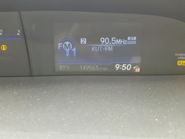 2HGFG3B05DH505510 - 2013 HONDA CIVIC EXL შავი ფოტო 8