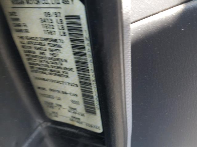 1N4AB41DXWC713329 - 1998 NISSAN SENTRA E GRAY photo 10