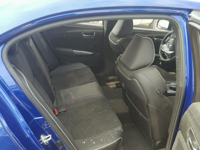 19UUB2F64JA000096 - 2018 ACURA TLX TECH+A BLUE photo 6