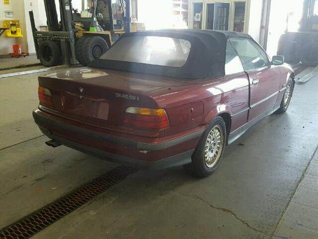 WBABJ6324SJD38794 - 1995 BMW 325 IC AUT BURGUNDY photo 4