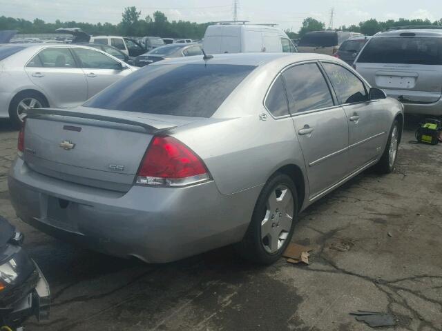 2G1WD58C869172309 - 2006 CHEVROLET IMPALA SUP 银色 照片 4