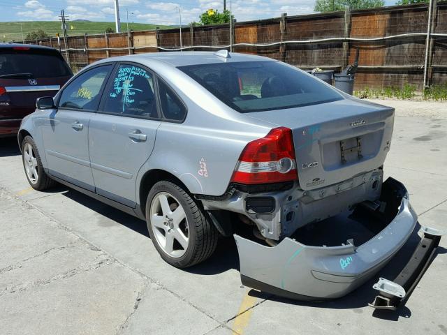 YV1MH682X62185281 - 2006 VOLVO S40 T5 SILVER photo 3