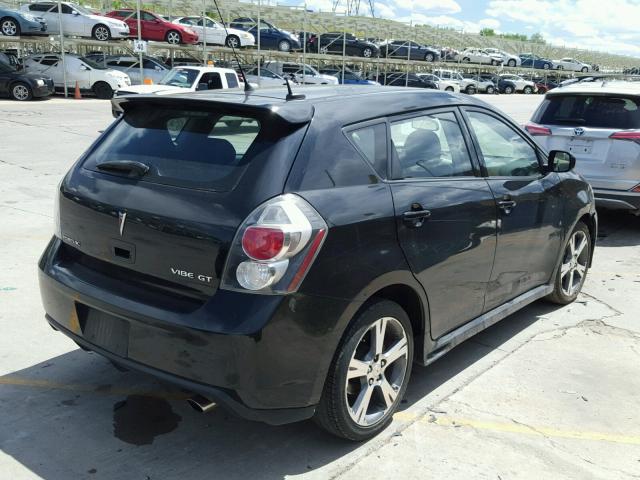 5Y2SR67009Z462476 - 2009 PONTIAC VIBE GT BLACK photo 4