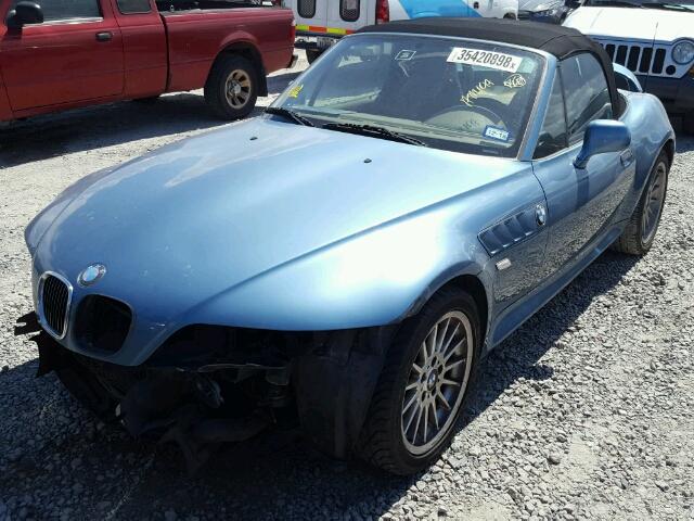 WBACN53481LL49172 - 2001 BMW Z3 3.0 BLUE photo 2