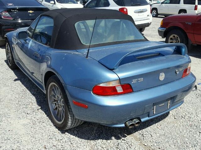 WBACN53481LL49172 - 2001 BMW Z3 3.0 BLUE photo 3