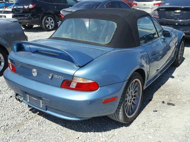 WBACN53481LL49172 - 2001 BMW Z3 3.0 BLUE photo 4