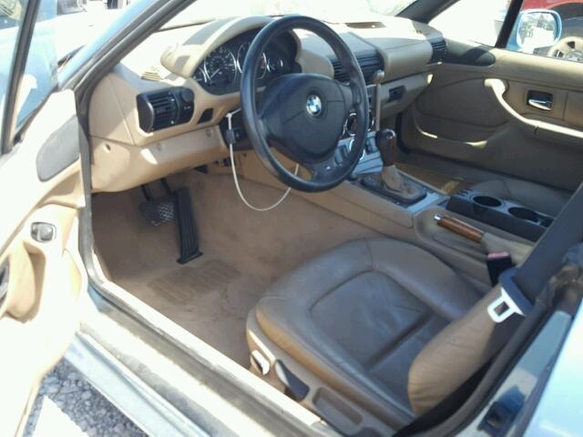 WBACN53481LL49172 - 2001 BMW Z3 3.0 BLUE photo 9