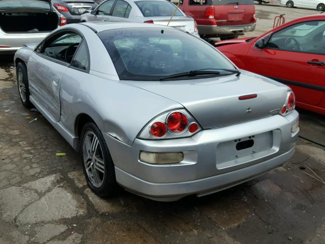 4A3AC74H63E002439 - 2003 MITSUBISHI ECLIPSE GT SILVER photo 3