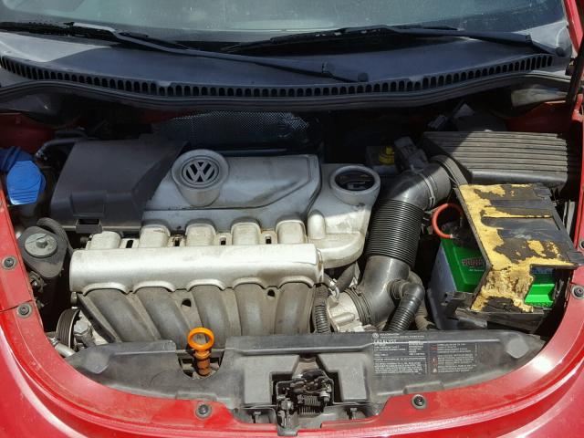 3VWRG31Y78M403844 - 2008 VOLKSWAGEN NEW BEETLE 红色 照片 7