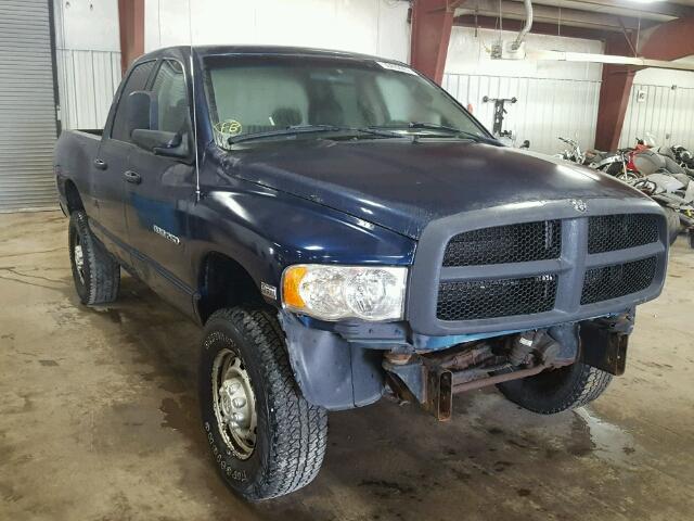 3D7KS28DX5G828796 - 2005 DODGE RAM 2500 S BLUE photo 1