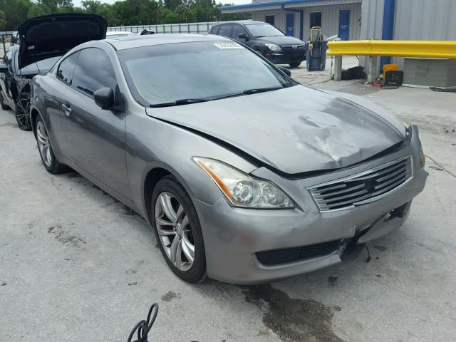 JNKCV64F09M652279 - 2009 INFINITI G37 GRAY photo 1