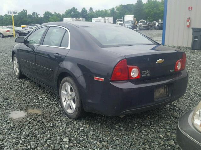 1G1ZA5EU2BF116743 - 2011 CHEVROLET MALIBU LS 黑色 照片 3