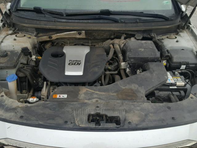 5NPE24AA1FH141606 - 2015 HYUNDAI SONATA ECO SILVER photo 7