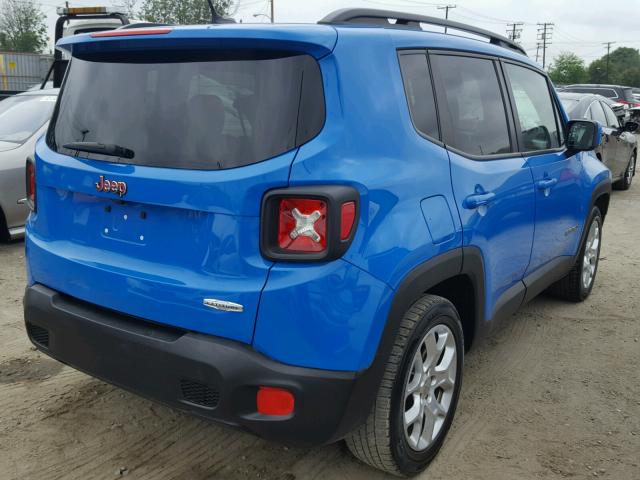 ZACCJABT2FPB48239 - 2015 JEEP RENEGADE L BLUE photo 4