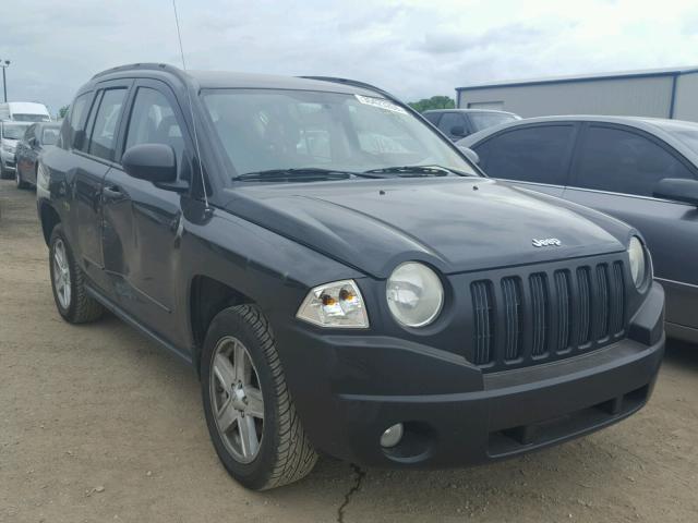 1J8FT47098D706539 - 2008 JEEP COMPASS SP BLACK photo 1