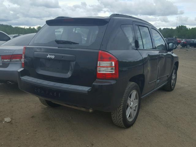 1J8FT47098D706539 - 2008 JEEP COMPASS SP BLACK photo 4