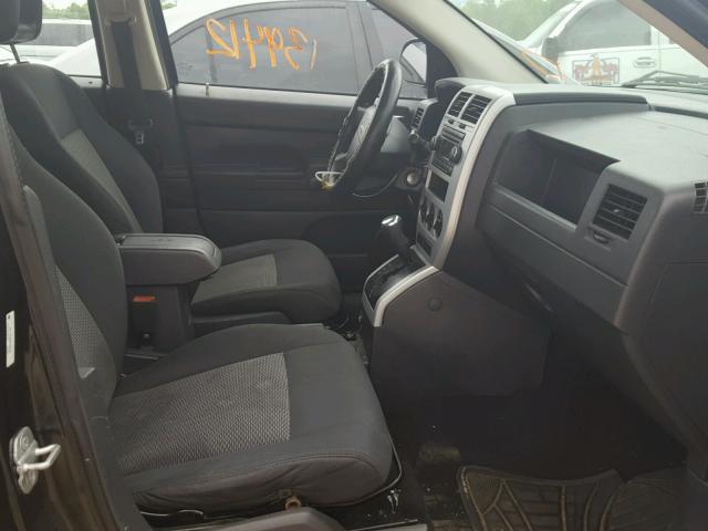 1J8FT47098D706539 - 2008 JEEP COMPASS SP BLACK photo 5