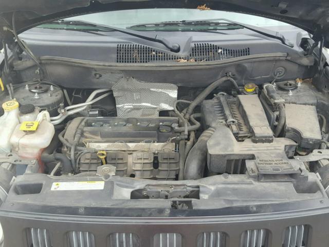 1J8FT47098D706539 - 2008 JEEP COMPASS SP BLACK photo 7