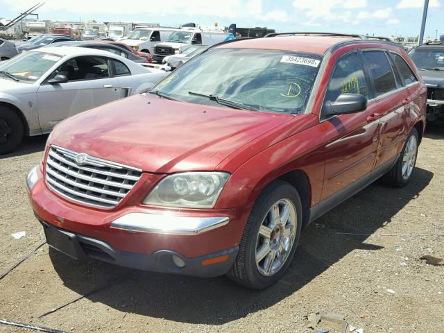2C8GF68475R372583 - 2005 CHRYSLER PACIFICA T RED photo 2