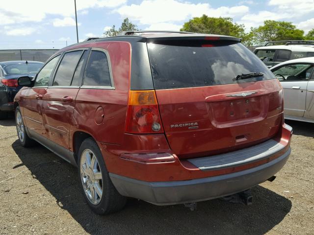 2C8GF68475R372583 - 2005 CHRYSLER PACIFICA T RED photo 3