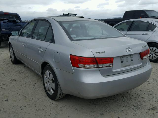 KMHET46C86A130709 - 2006 HYUNDAI SONATA GL SILVER photo 3